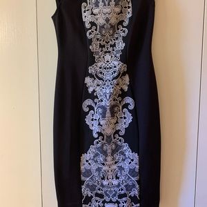 Donna Morgan black and white dress